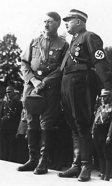 Adolph Hitler and Ernst Rohm