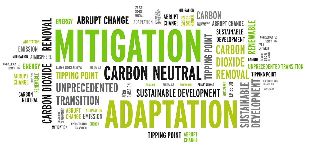 A wordle of climate change jargon