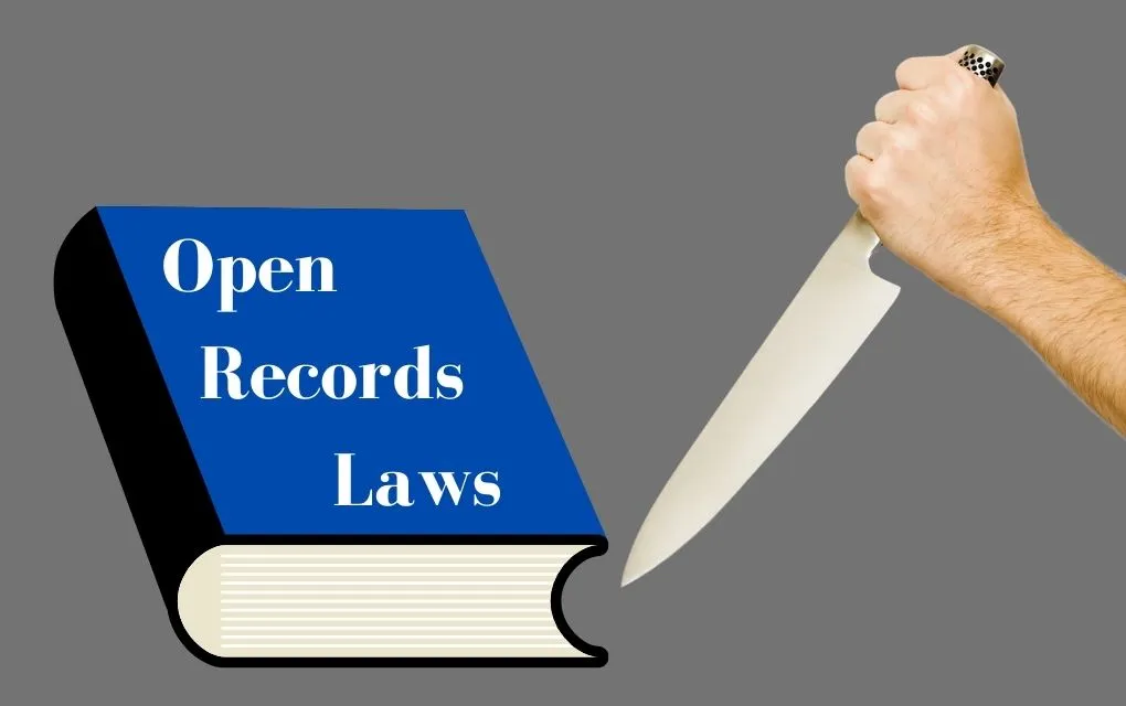 Another murderous attack on our open records laws