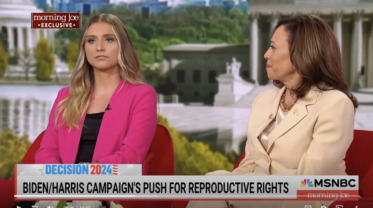 Kentucky abortion rights advocate speaks on national television with Vice President Harris